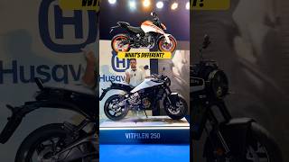 Husqvarna Vitpilen 250 vs KTM 250 Duke  What’s Different  BikeWale shorts [upl. by Sachs]