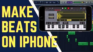 2024 Hard Trap Beat on GarageBand how to make trap beat on iphone shorts [upl. by Asilem793]