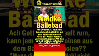 Brandenburgwahl2024 Brandenburg Ministerpräsident woidke Bällebad rbb Berndt SPD AfD ARD [upl. by Launamme]