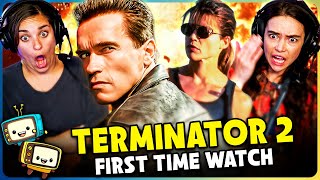 TERMINATOR 2 JUDGMENT DAY Movie Reaction  Arnold Schwarzenegger  Linda Hamilton  James Cameron [upl. by Marih568]