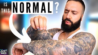 How to TREAT A PEELING TATTOO  Tips Tricks amp Healing Experience [upl. by Anissej195]