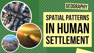 Spatial Patterns in Human Settlement  Geography Lesson [upl. by Aliehc]