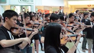 Flash Mob  Performing quotOde to Joyquot in a mall HD 🎵💃🏽 [upl. by Buna130]