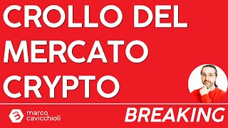 Crollo temporaneo del mercato crypto oggi [upl. by Junieta]