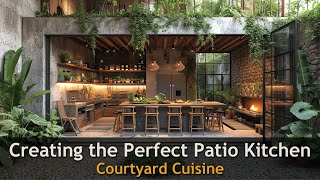 Embracing Rustic Elegance Wooden Kitchen in Patio Paradise [upl. by Zippel538]