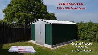 Metal Apex Shed Installation Guide [upl. by Dlareg]