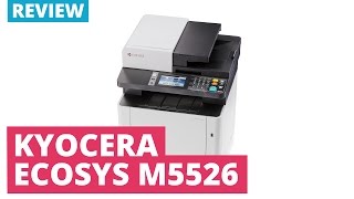 Kyocera ECOSYS M5526 A4 Colour Multifunction Laser Printer [upl. by Acinorav283]