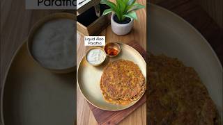 Liquid Aloo Paratha  no kneading but only mixing [upl. by Brubaker]