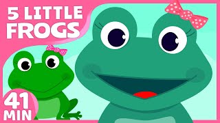 Nursery Rhymes for Kids Five Little Speckled Frogs  More Kids Songs [upl. by Willow]