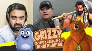 Grizzy and the lemmings Real Hindi voice  Live Dubbing [upl. by Arbmahs864]