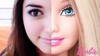 Barbie Inspired Makeup Tutorial [upl. by Riplex]