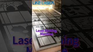 Fiber Laser Etching stainless steel machine for Elevator Interior Door Decoration [upl. by Wash]