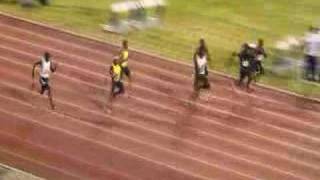 Usain Bolts 100m  976 [upl. by Zoilla824]