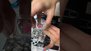 How to stamp flower nail art over dip powder for beginners nailtutorial diynails nailart dip [upl. by Beitz]