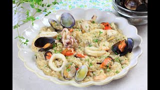 Risotto ai frutti di mare tutti i consigli per un risultato perfetto [upl. by Balliett964]