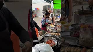 ไม้ละ 3 บาทยังมีให้กิน  Meatballs 3 baht streetfood สร้างอาชีพ shorts reels [upl. by Aleinad384]