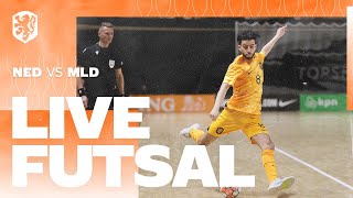 Live Futsal  Nederland  Moldavië  Playoffs WKkwalificatie [upl. by Saitam696]