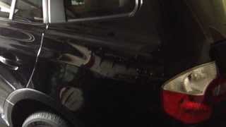 200410 BMW X3 Sunroof Drain LocationE83 [upl. by Ahsikal]