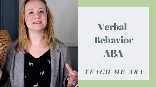 Verbal Behavior ABA [upl. by Eenoj]