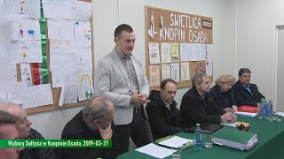 2019 03 27 Knopin Osada wybory sołtysa [upl. by Losiram]