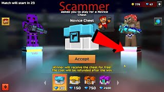 I Made Scammers Rage Quit 💀🤬  Pixel Gun 3D [upl. by Eisserc703]