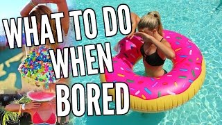 What To Do When Bored In Summer Hacks Healthy tips amp DIY´s [upl. by Allemac284]