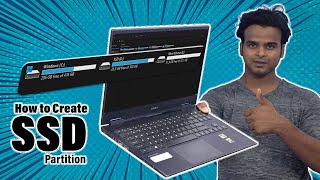 How to Create SSD Partition in Windows 11  Create Disk Partition in Windows 11 [upl. by Youngman388]