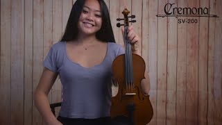 Cremona SV200 Premier Student Violin by Saga Musical Instruments Check it out at sagamusiccom [upl. by Ekenna]