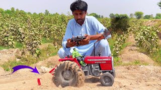 handmade mini mf 385 tractor  mini tractor amazing science project  minisatar786 [upl. by Os]