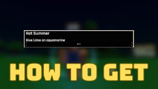 How to Get Summer quotAQUAMARINEMARINE AMULETquot LIME AND JAKE QUEST in SOLS RNG ROBLOX [upl. by Zack]