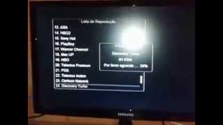 azamerica s1005 funcionando em IPTV [upl. by Michey]