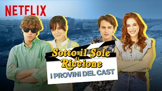 Il cast di Sotto il sole di Riccione guarda i provini  Netflix Italia [upl. by Irap]