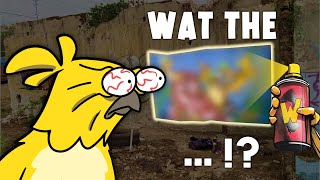 WAT IS THIS  WATBIRD FIRST GRAFFITI [upl. by Aerdnahs]