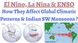 El Nino arrives after 7 Years  How El Nino affects Indian Monsoon El Nino vs La Nina upsc ias [upl. by Weig]