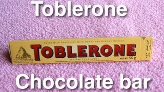 Toblerone Chocolate Bar [upl. by Grogan484]