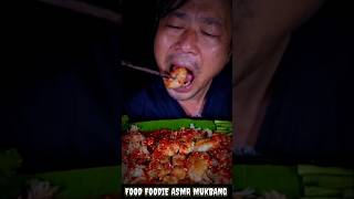 AMERICAN FOOD FOODIE ASMR MUKBANG SEAFOOD SPICY GRILLED SQUID EGG SALAD 1 asmr mukbang seafood [upl. by Carn]