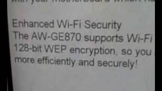 Howto download drivers for WIFI PCIExpress AWGE870 HOW TO [upl. by Llenrad917]