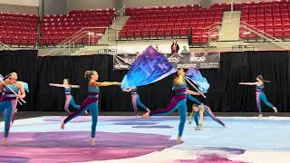 Keller Central High School Color Guard 2024 last performance of the year Coppell Texas [upl. by Ahseuqram]