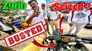 Z900 seize ayyindi 😭  Loud exhaust😱  telugu motovlogs  benhurrider46 [upl. by Ylrak]