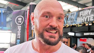 NONE OF YOUR BUSINESS  TYSON FURY GRILLED OVER DANIEL KINAHAN BY REPORTERS SAYS HE WLL RETIRE [upl. by Iila]