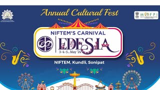 Watch LIVE NIFTEM’s annual fest ‘EDESIA’ [upl. by Aisyle580]