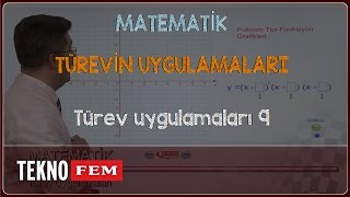 YGSLYS MATEMATİK  Türev uygulamaları 9 [upl. by Veator]