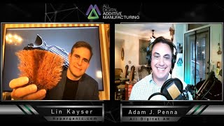 3DP amp AM Chat Hyperganic  DfAM with AI and Nature  Lin Kayser amp Adam Penna  November 24 2020 [upl. by Sahcnip]