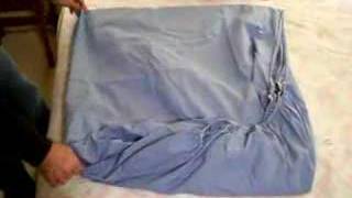 How to Fold a Fitted Sheet  The Only Video You Need Taught by a Man [upl. by Scales]