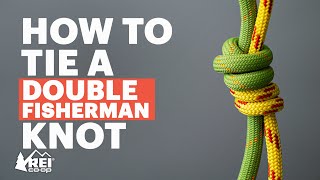 Rock Climbing How to Tie a Double Fisherman’s Knot [upl. by Keely]