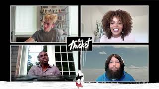 Interview Leslie Grace Gbenga Akinnagbe amp Levon Hawke Talk The Thicket [upl. by Nesnah]