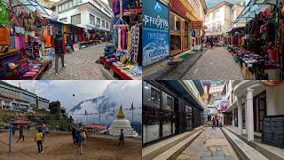 Namche Bazar Solukhumbu 4K🇳🇵 Virtual Walking Tour NorthEastern Nepal 2023 [upl. by Arocat]