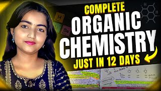 Complete ORGANIC CHEMISTRY in just 12 Days 🔥  NEET 2024  Beauty Jha [upl. by Arakawa]