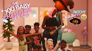 Pregnant by PATCHY🎉✨ The 100 Baby Challenge with INFANTS👶🏾🍼 The Sims 4 18 [upl. by Farika156]