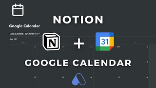 How to Synchronize Notion with Google Calendar  Easy Notion API setup [upl. by Nuahsak914]